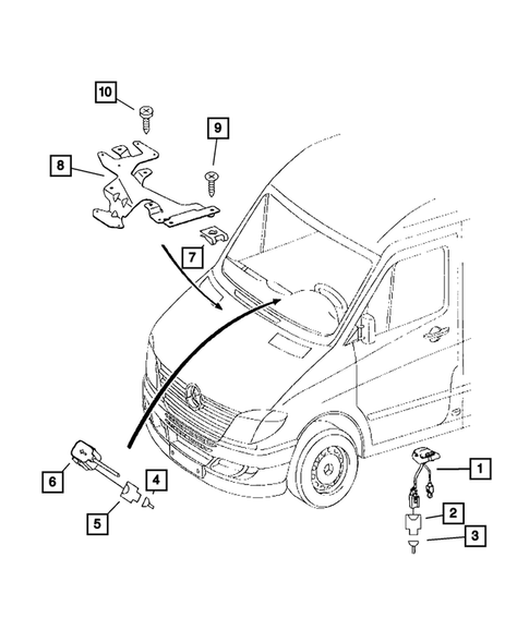 Telecommunication for 2008 Dodge Sprinter 3500 #0