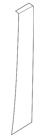 86363G5000 - Body: Black Out Tape for Kia: Niro, Niro EV Image