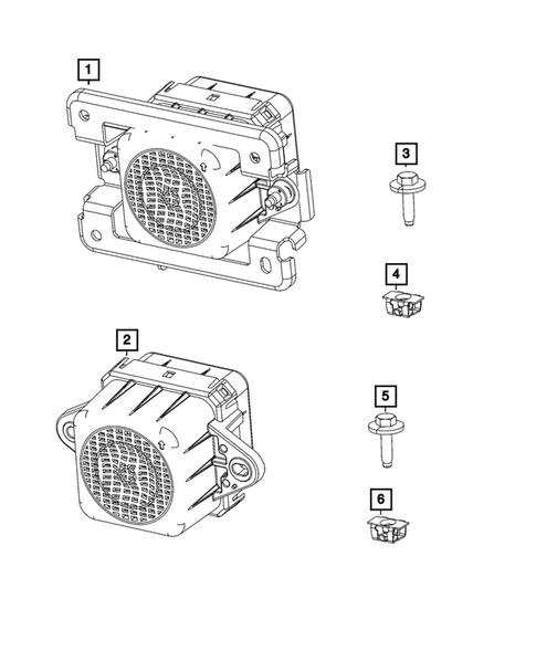 Horns for 2024 Jeep Grand Cherokee #1
