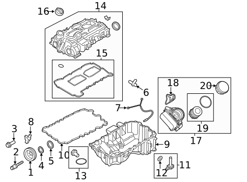 Engine Parts for 2014 BMW 528i #0