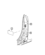 52088963AB - Labels: Tire Pressure Label for Mopar Image