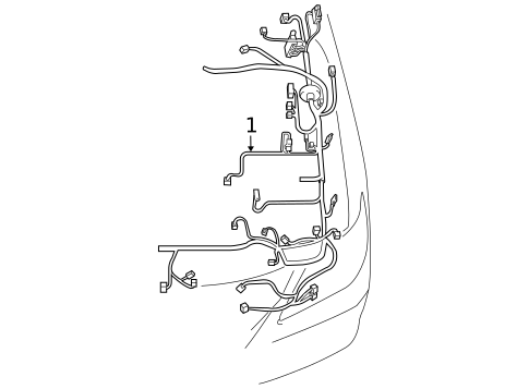 Wiring Harness for 2009 Lexus LX570 #0