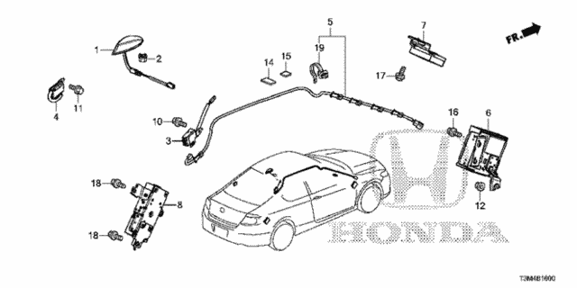Radio Antenna for 2017 Honda Accord #0