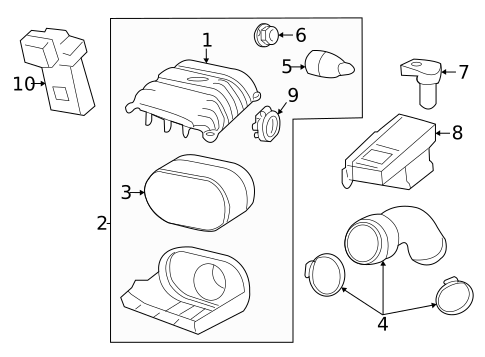 Air Intake for 2012 GMC Savana 3500 #0