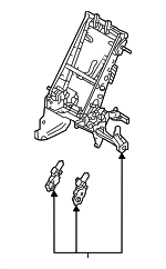 7101748290 - Body: Seat Back Frame for Lexus: RX350, RX350h, RX450h+, RX500h Image