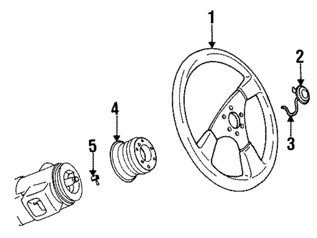52000745 - Body: Steering Wheel Wiring Harness for Mopar Image
