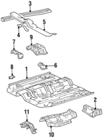 5802716091 - Body: Seat Belt Reinforced for Toyota Image