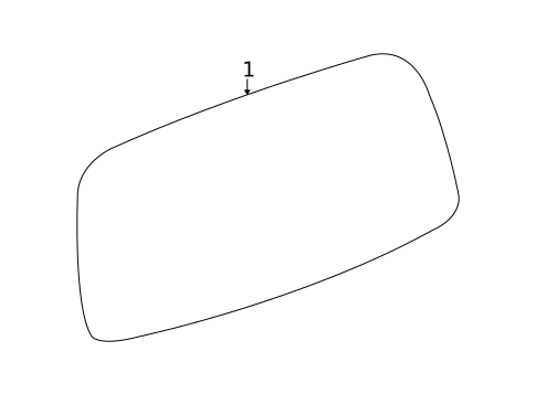 Glass - Lift Gate for 2009 Chevrolet HHR #0