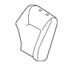 71551AA130 - Body: Seat Back Pad for Toyota: Camry Image