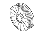 32427564649 - Cooling System: Pulley for BMW: 550i, 550i GT, 550i GT xDrive, 550i xDrive, 650i, 650i Gran Coupe, 650i xDrive, 650i xDrive Gran Coupe, 750i, 750i xDrive, 750Li, 750Li xDrive, X5, X6 Image