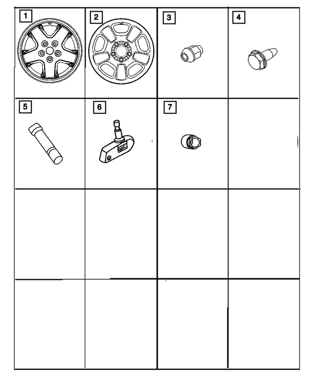 5GL65S4AAE - Wheels, Covers and Jacks: Steel Wheel for Jeep: Liberty Image