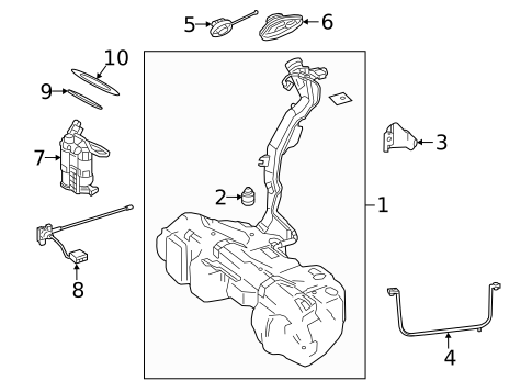 Fuel System Components for 2021 Mercedes-Benz AMG GT 63 S #1