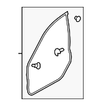 63511SC010 - : Door Weather-Strip for Subaru: Forester Image