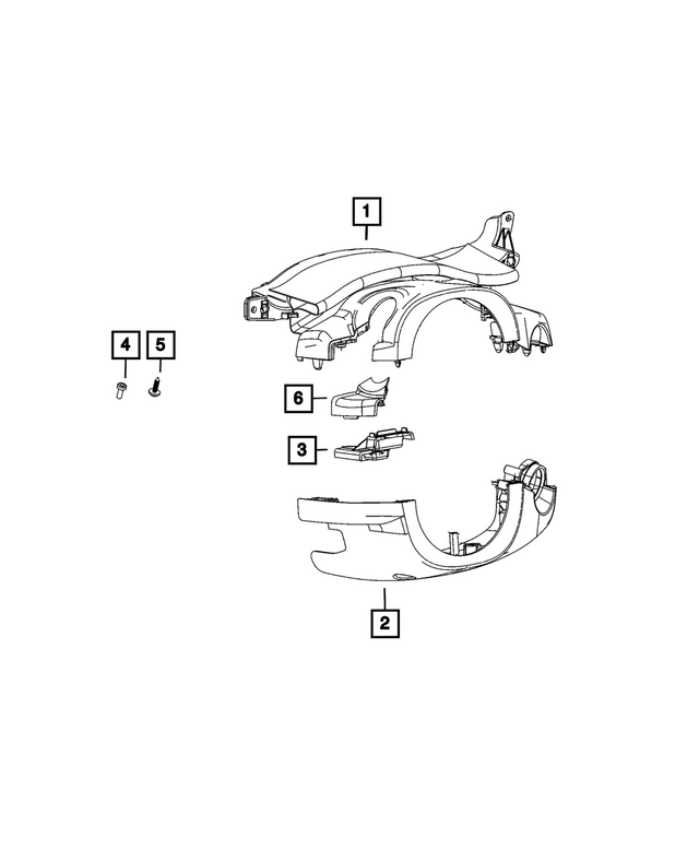 68202172AA - Interior Trim: Screw for Mopar Image