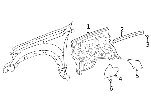 Inner Components for 2007 Toyota Sequoia #0