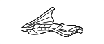 9J1807348AAOK1 - Body: Bumper Cover Bracket for Porsche Image