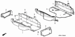 84630SL0000ZA - Interior/Bumper: FLOOR MAT, TRUNK *NH85L* (GRAY ELEVEN) for Acura Image