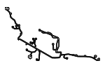 61125A909B3 - Body: Harness for BMW Image