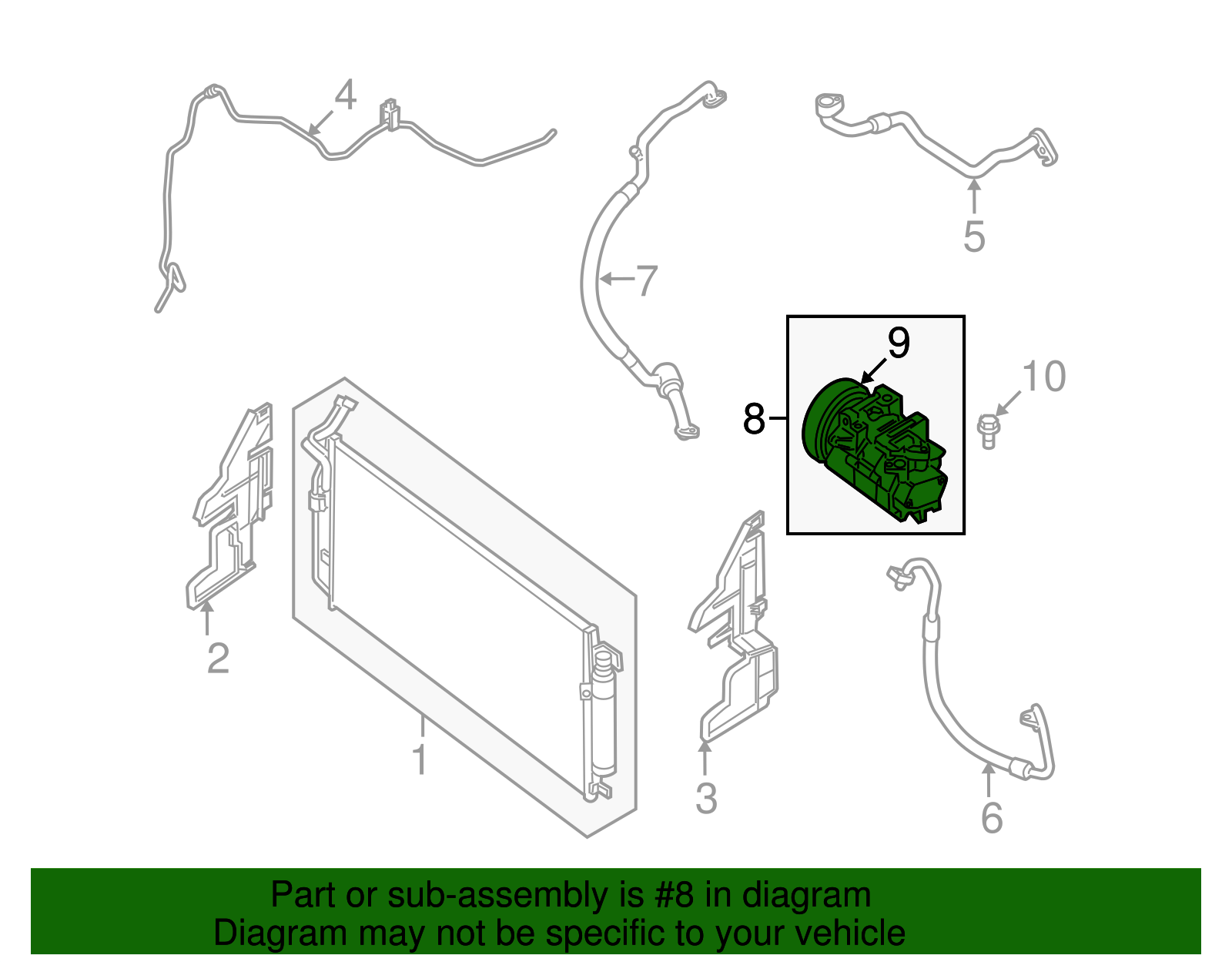 Compressor Assembly - Nissan (92600-JA810)