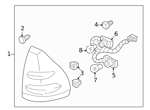 Electrical Sockets for 2005 Pontiac Aztek #0
