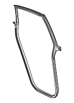 95C833721BY - : Weather-Strip On Body for Porsche: Macan Image