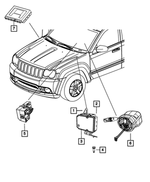 68085397AB - Electrical: Anti-lock Brake Control Unit, Hydraulic Assembly Abs for Mopar Image
