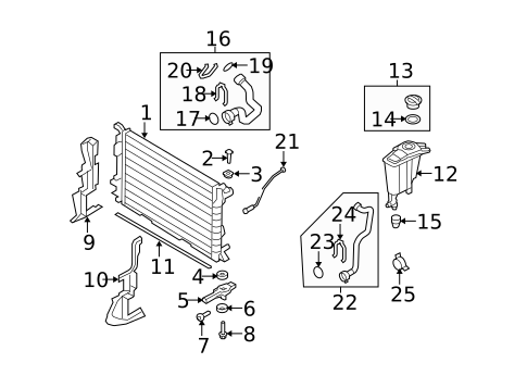 Radiators, Coolers & Related Components for 2014 Audi allroad #3