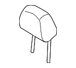88700G3000PXD - Body: Headrest for Hyundai: Elantra GT Image