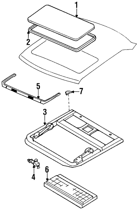 Sunroof for 1990 INFINITI Q45 #0