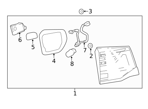 Backup Lamps for 2017 Toyota Land Cruiser #0
