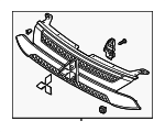 62310W070P - : Grille Assembly for Mitsubishi: Outlander, Outlander PHEV Image