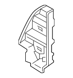 7450B308 - : Grille Assembly Bracket for Mitsubishi: Outlander, Outlander PHEV Image