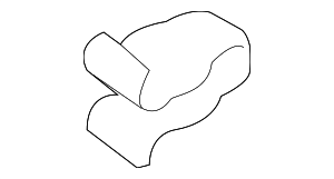 MU000571 - Body: Door Trim Panel Clip for Mitsubishi: Eclipse Cross, Lancer, Mirage, Mirage G4, Outlander, Outlander PHEV, Outlander Sport Image