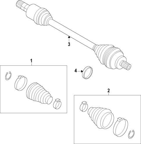 Axle Shafts & Joints for 2022 Audi Q4 e-tron Sportback #0
