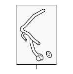 79121085N - Cooling System: Tube Assembly for Audi: A8 Quattro, RS7, S6, S7, S8 Image