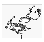 BAP151680C - : Fog Lamp Assembly - Passenger Side (RH) for Mazda: 3 Image