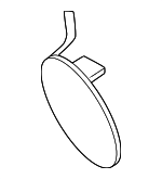 86517AR100 - Body: Tow Eye Cap for Hyundai Image