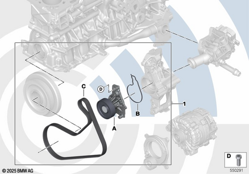 Engine for 2019 BMW 740iX #1