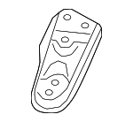 3QF199518B - Suspension: Rear Bracket for Volkswagen: Atlas, Atlas Cross Sport Image