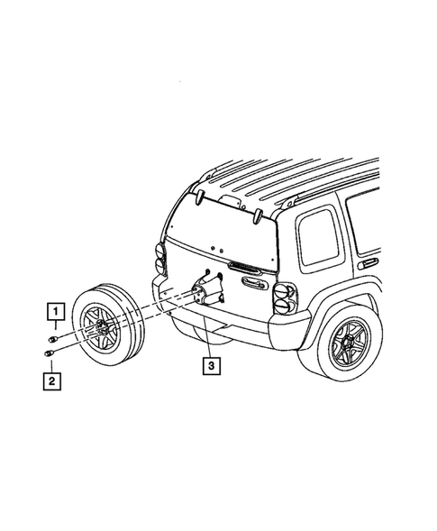 Wheels and Hardware for 2005 Jeep Liberty #1