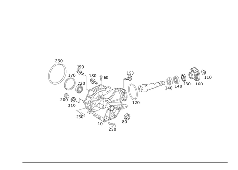 4MATIC&reg; Front Axle Drive for 2003 Mercedes-Benz E320 #0