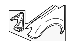 57110XA02A9P - : Fender for Subaru Image