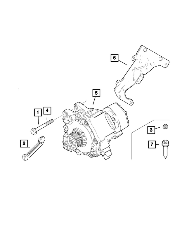 6512944AA - Electrical: Hex Head Screw for Mopar Image