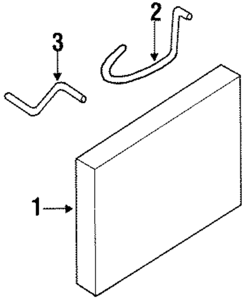 Trans Oil Cooler for 1996 Mercury Villager #0
