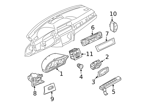 Cluster & Switches for 2009 BMW M3 #1