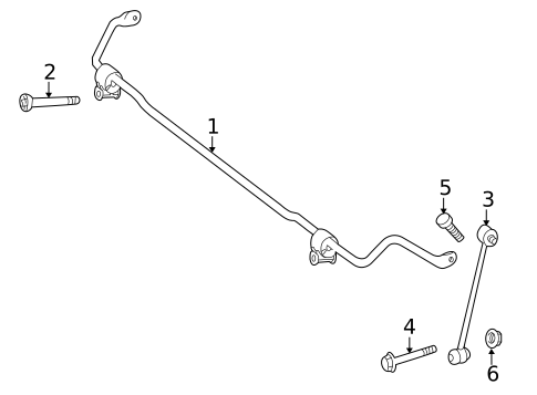 Stabilizer Bar & Components for 2021 Mercedes-Benz GLC43 AMG #0