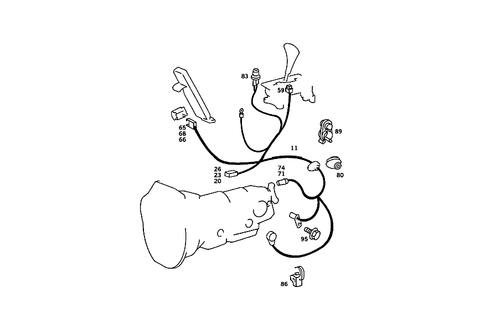 Electrical Parts Used for Transmission for 1987 Mercedes-Benz 560 SEC #1