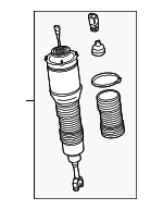 4E0616040AP - : Shock Assembly for Audi: A8 Quattro, S8 Image
