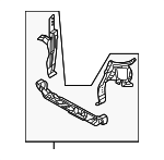 641004D010 - Body: Radiator Support for Kia: Sedona Image