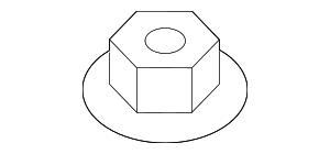 33326760374 - Steering: Stabilizer Link Nut for BMW: 525i, 525xi, 528i, 528i xDrive, 528xi, 530i, 530i xDrive, 530xi, 535i, 535i xDrive, 535xi, 540i, 540i xDrive, 545i, 550e xDrive, 550i, 645Ci, 650i, 740e xDrive, 740i, 740i xDrive, 745e xDrive, 745i, 745Li, 750i, 750i xDrive, 750Li, 760i, 760Li, Alpina B7, M5, M6, M760i xDrive, X5, X6, X7, XM Image